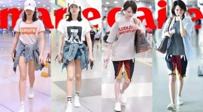 <b>夏日时尚轻便就穿它,T恤球鞋小清新搭配</b>